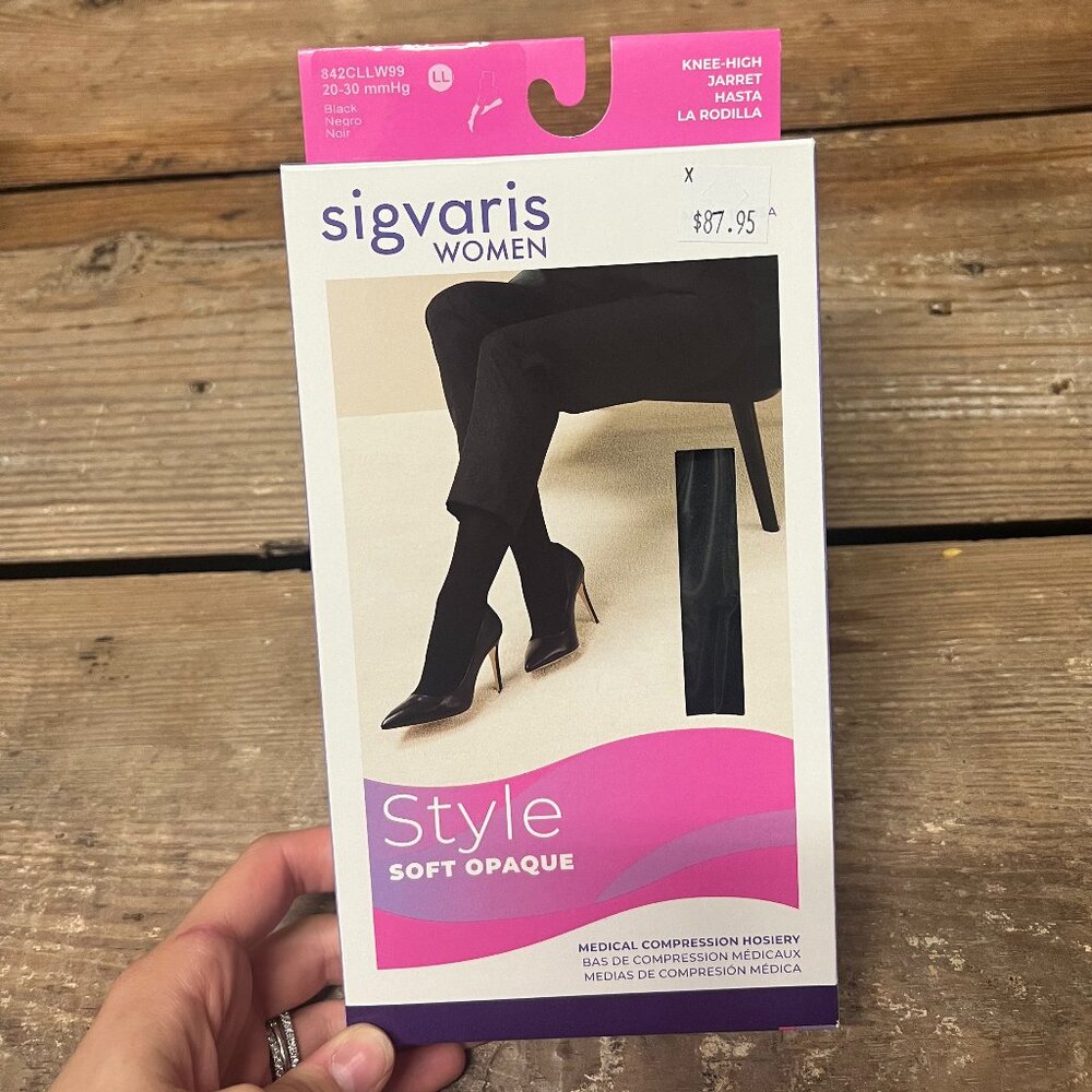 NWT! Sigvaris Womans Size LL Compression Sock
